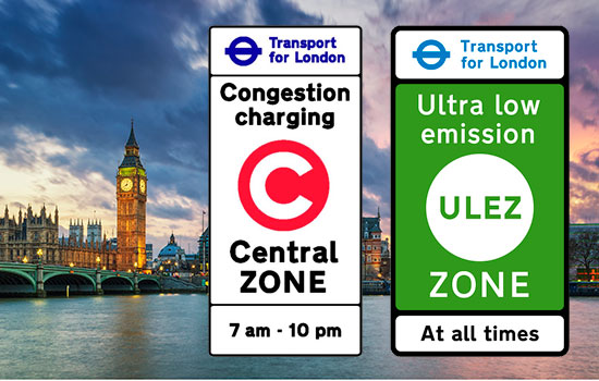 Man with Van London - Congestion Charge Zone / Ultra Low Emission Zone Checker