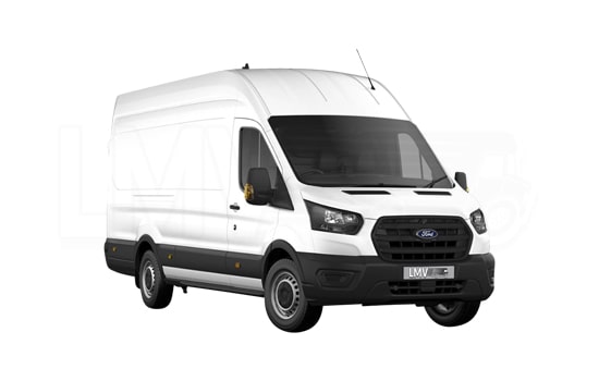 Extra Large Van with Man in London - Front View
