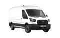 Large Van with Man in London - Front View Thumbnail