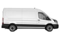 Large Van with Man in London - Side View Thumbnail
